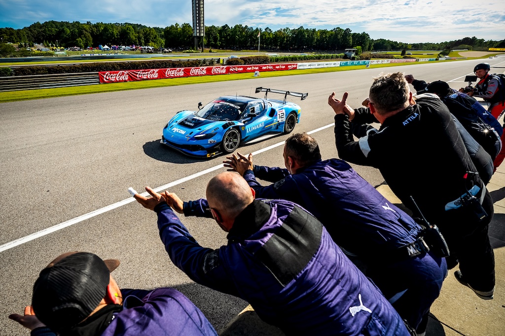 Frederik Schandorff vandt GT World Challenge-opgør i Alabama.
(Foto: AF Corse)